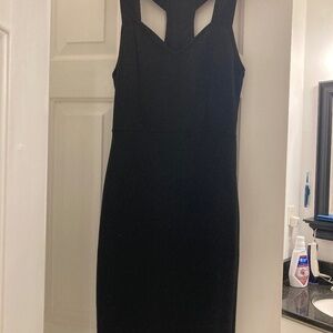 Black cocktail party dress